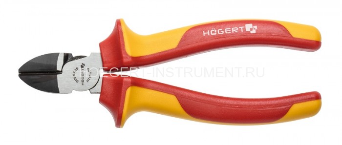 Кусачки изолированные VDE 1000V, 160 мм, Hoegert HT1P909