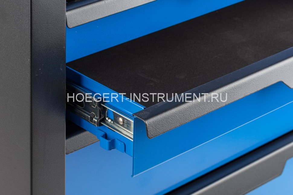 Тележка (тумба) инструментальная, 6 ящиков HOEGERT HT7G045 купить