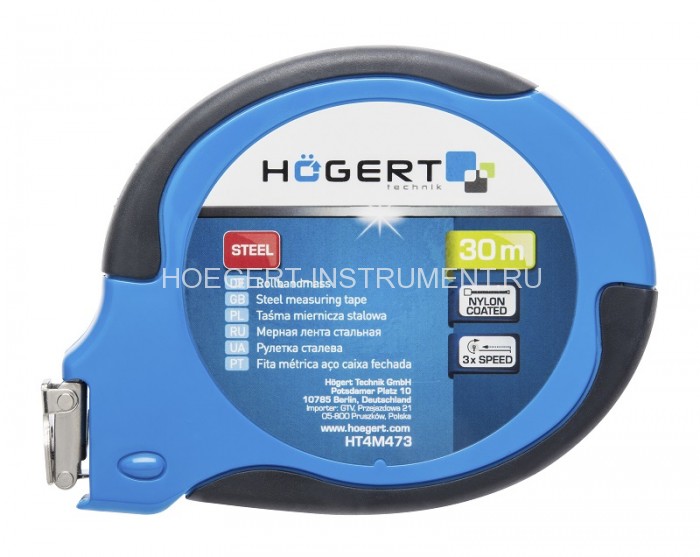Рулетка 30 м, Hoegert HT4M473