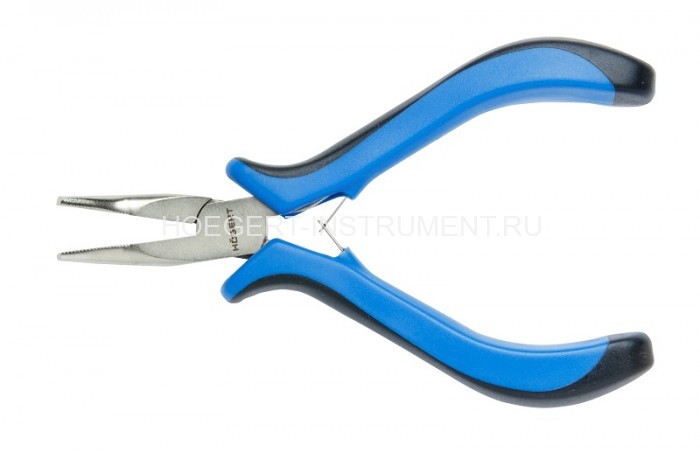 Мини-длинногубцы изогнутые 130 мм , Hoegert HT1P056