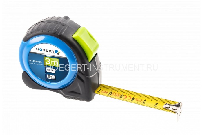 Рулетка 3м 16мм нейлон Двусторонняя рулетка, HT4M407