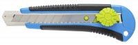Нож с отламывающимся лезвием 18 мм, поворотная блокировка, 3 лезвия SKS, Hoegert HT4C605