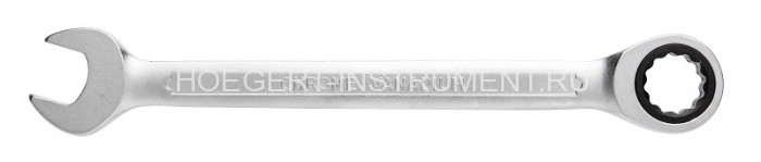 Ключ трещоточный комбинированный 15 мм, Hoegert HT1R015