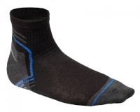 Носки короткие чёрно-сине-графитовые 39/40, 3 пары, Hoegert HT5K452-39-40