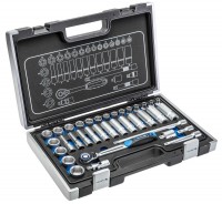 Автомобильный набор инструментов 3/8", 36 предметов, Hoegert HT1R465