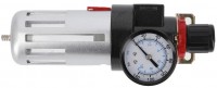 Фильтр-регулятор с манометром пневматический 1/4", 90см³, 9 бар/135 PSI