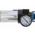 Фильтр-регулятор с манометром пневматический 1/4", 90см³, 9 бар/135 PSI