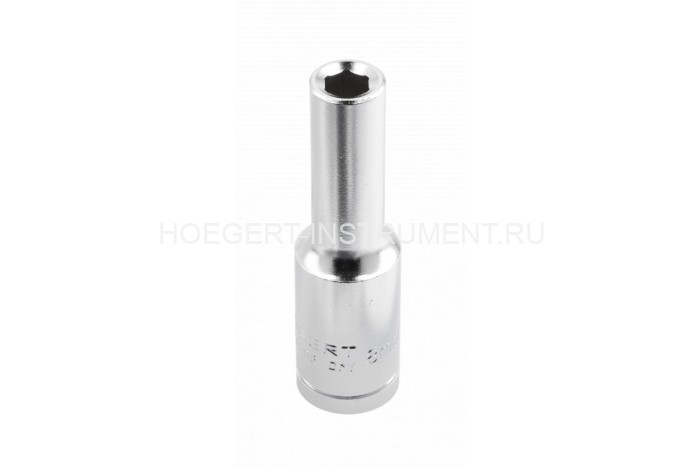 Торцевая головка шестигранная 1/2“, глубокая, CrV, 8 мм
