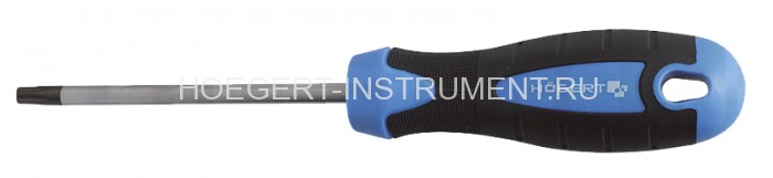 Отвертка TORX T15, 100 мм, сталь S2, Hoegert HT1S053