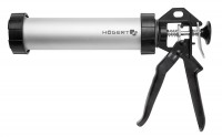Пистолет для герметика с усиленным штоком 300 мл, Hoegert HT4R405