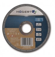 Отрезной диск по нержавеющей стали 115 х 1,0 х 22,23 мм, Hoegert HT6D606