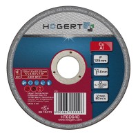 Отрезной диск по цветному металлу 125 х 1,6 х 22,23 мм, Hoegert HT6D640