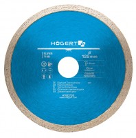 Отрезной диск алмазный, сплошная кромка 125 х 1,6 х 22,2 мм, Hoegert HT6D702