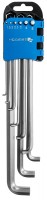 Набор Г-образных удлиненных ключей с "коротким" плечом 1,5-10 мм, CrV , 9 шт., Hoegert HT1W807