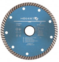Отрезной диск алмазный супер тонкий 115 х 1,3 х 22,2 мм, Hoegert HT6D711