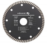 Отрезной диск алмазный супер тонкий 125 х 1,4 х 22,2 мм, Hoegert HT6D712