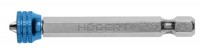 Бита PH2, 65 мм, магнитный наконечник, сталь S2, Hoegert HT1S305